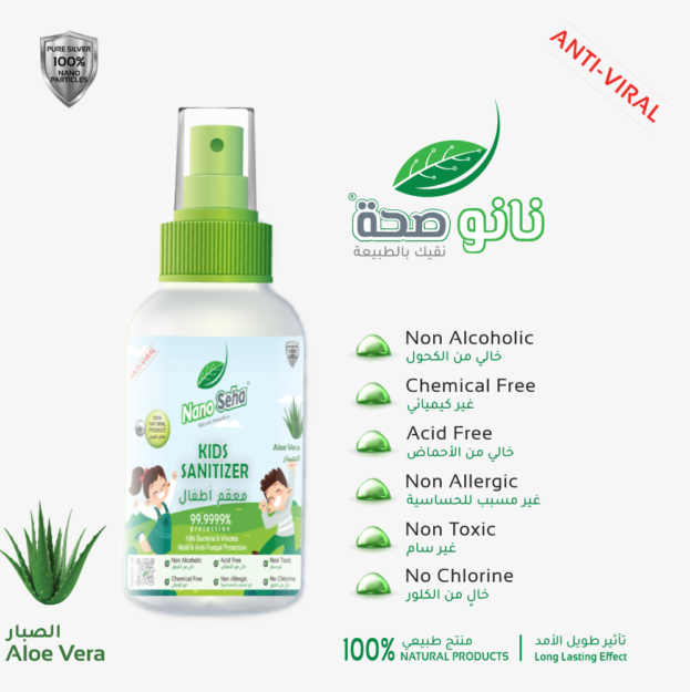 Kids Sanitizer, Best Kids Sanitizer, kids Hand sanitizer, kids Natural Sanitizer, NanoSeha Kids Sanitizer