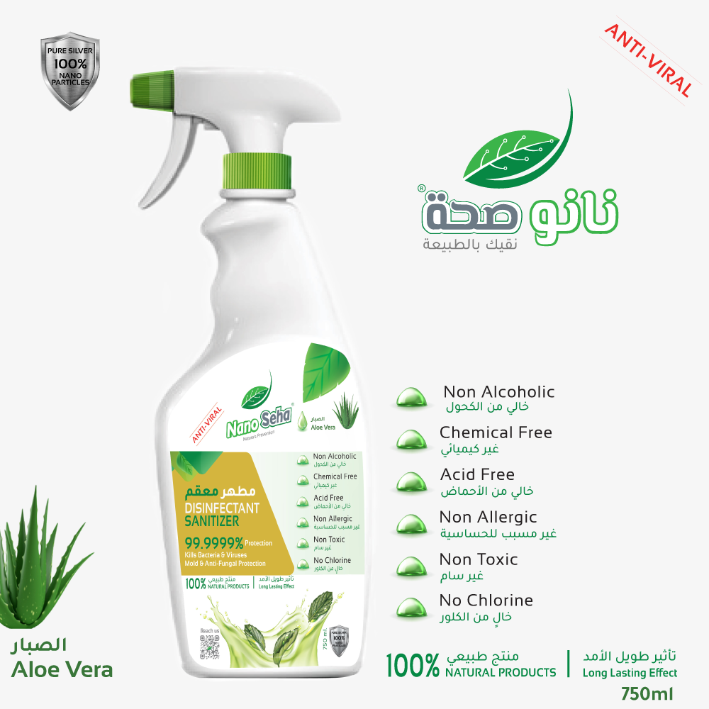 Natural Sanitizer, Alcohol free Sanitizer, Chemical free Sanitizer, Disinfectant Sanitizer, nanoseha, seha